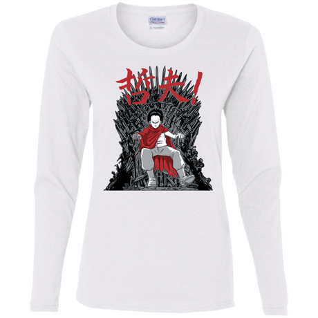 T-Shirts White / S Neo King Women's Long Sleeve T-Shirt