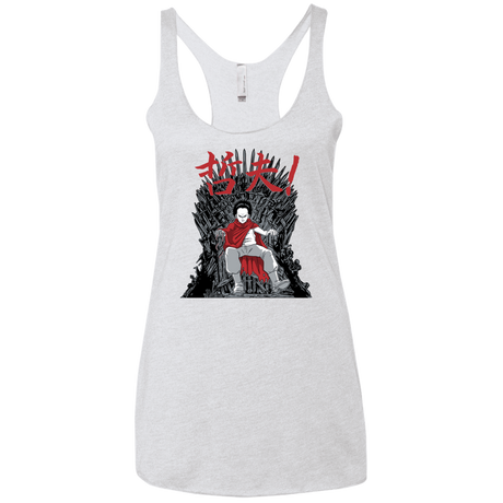 T-Shirts Heather White / X-Small Neo King Women's Triblend Racerback Tank