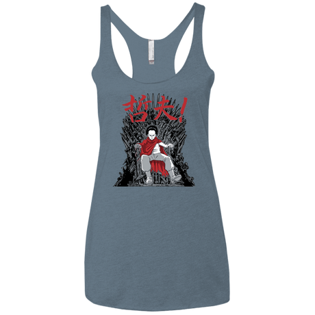T-Shirts Indigo / X-Small Neo King Women's Triblend Racerback Tank