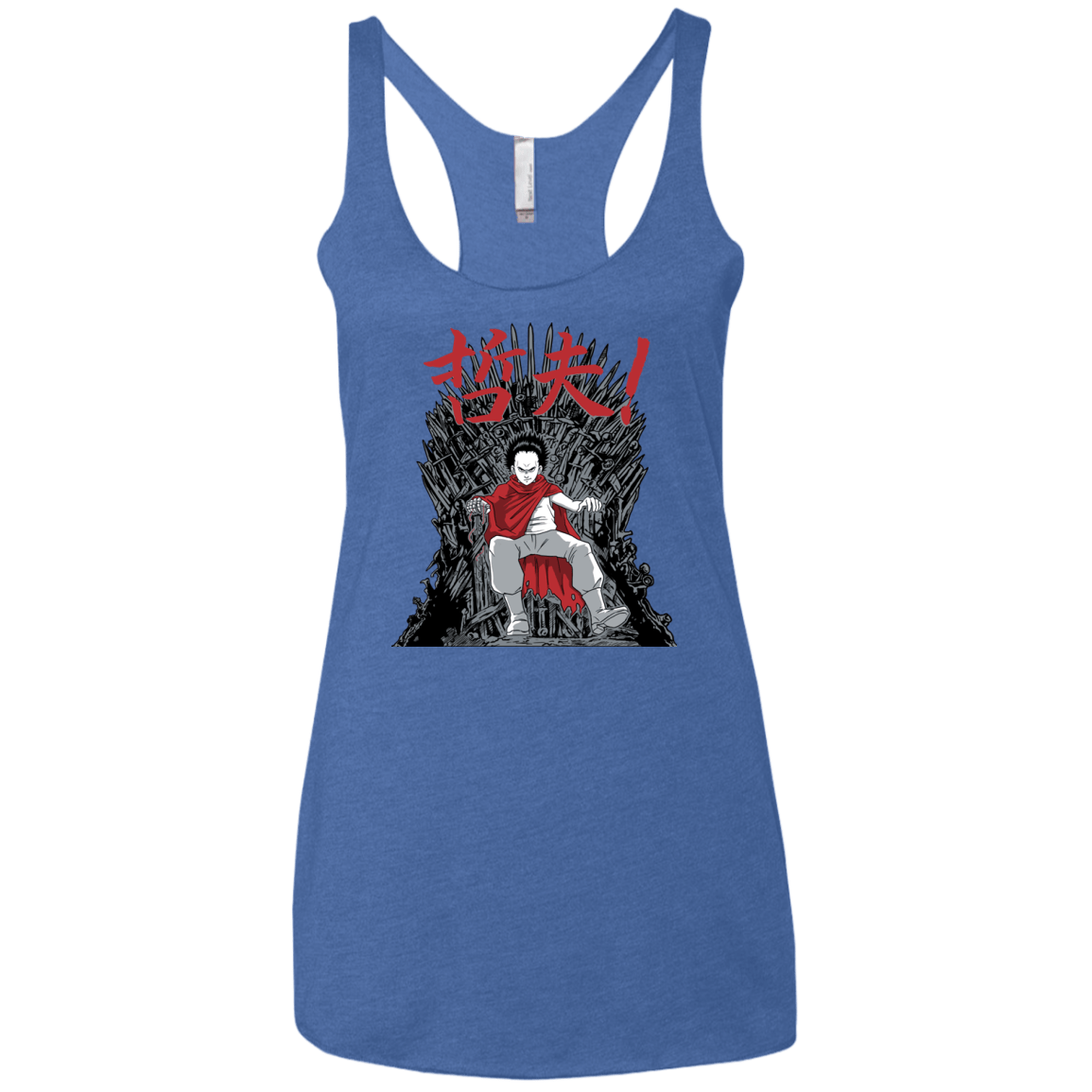T-Shirts Vintage Royal / X-Small Neo King Women's Triblend Racerback Tank