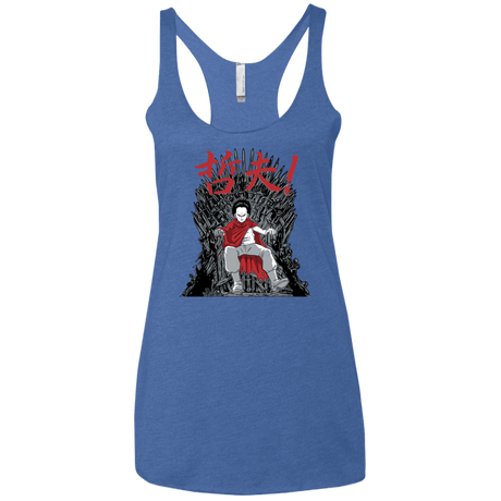 T-Shirts Vintage Royal / X-Small Neo King Women's Triblend Racerback Tank