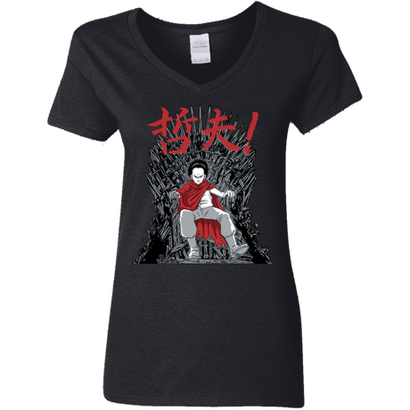 T-Shirts Black / S Neo King Women's V-Neck T-Shirt