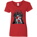 T-Shirts Red / S Neo King Women's V-Neck T-Shirt