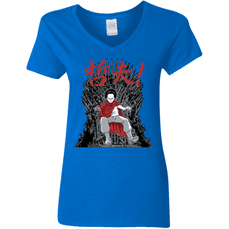 T-Shirts Royal / S Neo King Women's V-Neck T-Shirt