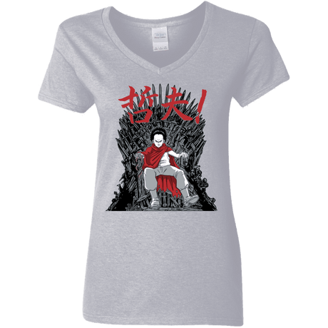 T-Shirts Sport Grey / S Neo King Women's V-Neck T-Shirt