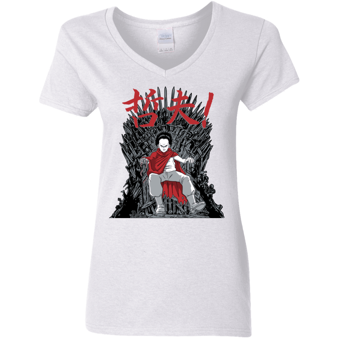 T-Shirts White / S Neo King Women's V-Neck T-Shirt
