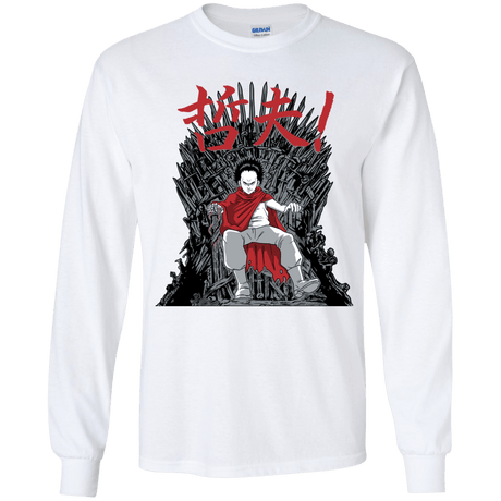 T-Shirts White / YS Neo King Youth Long Sleeve T-Shirt