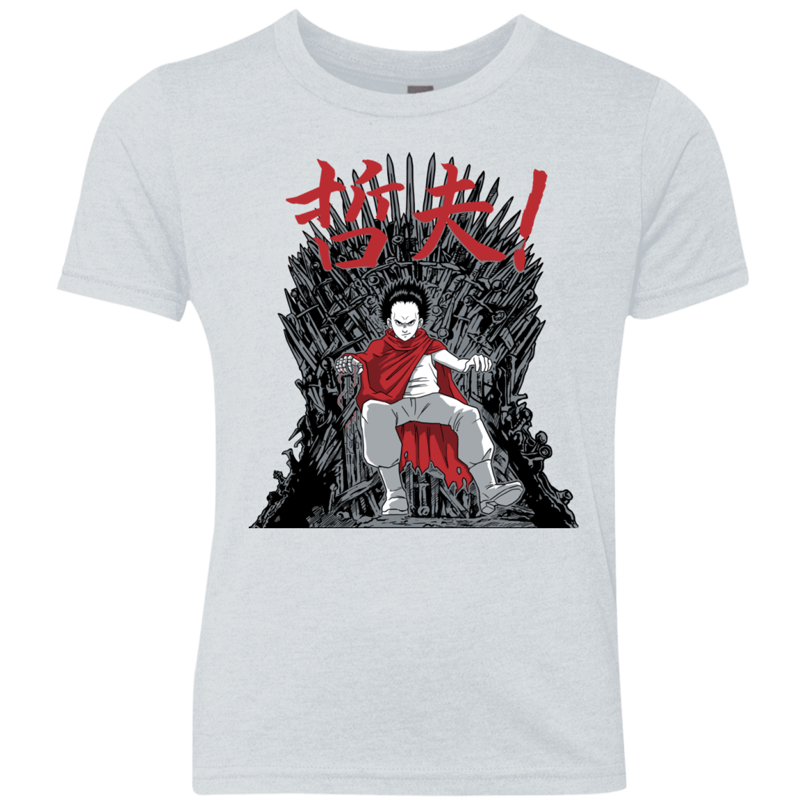 T-Shirts Heather White / YXS Neo King Youth Triblend T-Shirt