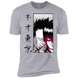 T-Shirts Heather Grey / YXS Neo Tokyo Boys Premium T-Shirt