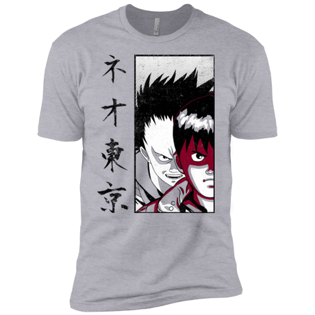 T-Shirts Heather Grey / YXS Neo Tokyo Boys Premium T-Shirt
