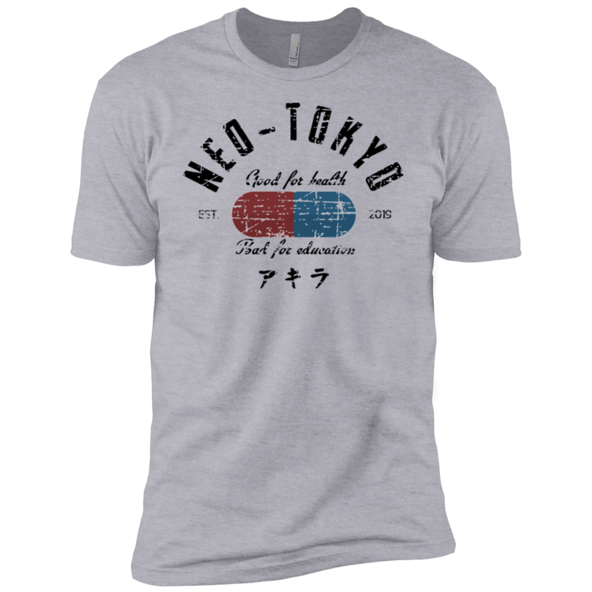T-Shirts Heather Grey / YXS Neo Tokyo Boys Premium T-Shirt