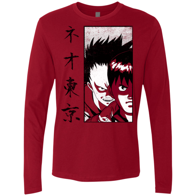 T-Shirts Cardinal / Small Neo Tokyo Men's Premium Long Sleeve