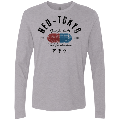 T-Shirts Heather Grey / Small Neo Tokyo Men's Premium Long Sleeve