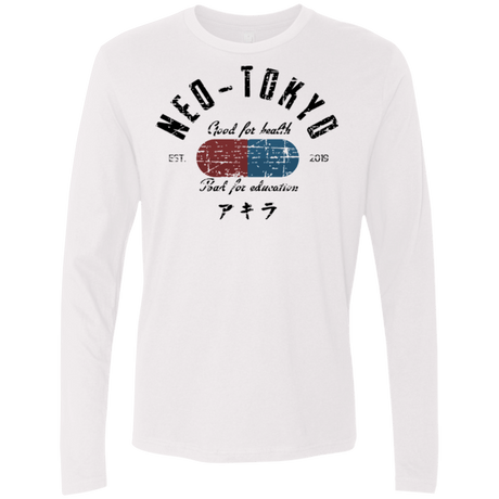 T-Shirts White / Small Neo Tokyo Men's Premium Long Sleeve