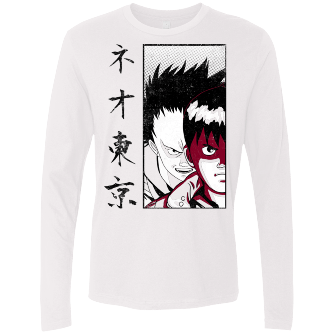 T-Shirts White / Small Neo Tokyo Men's Premium Long Sleeve