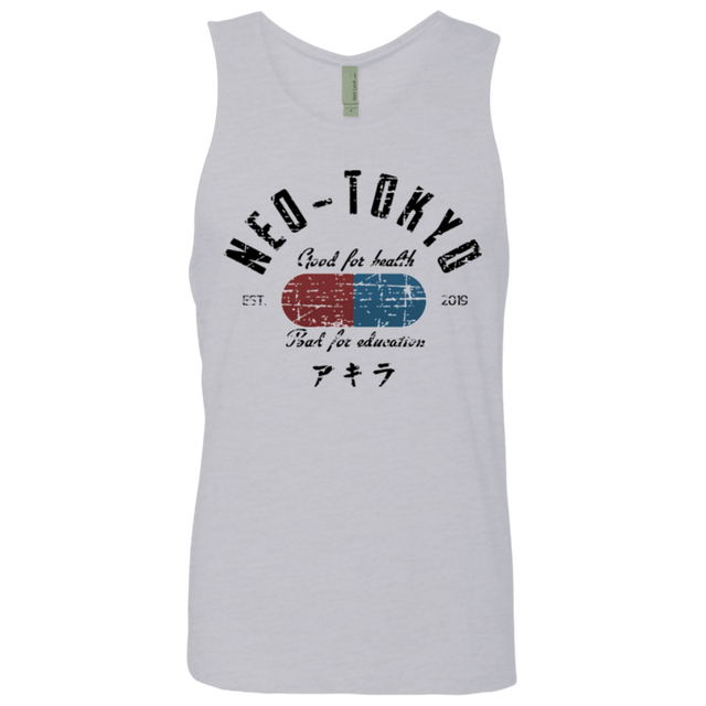 T-Shirts Heather Grey / Small Neo Tokyo Men's Premium Tank Top