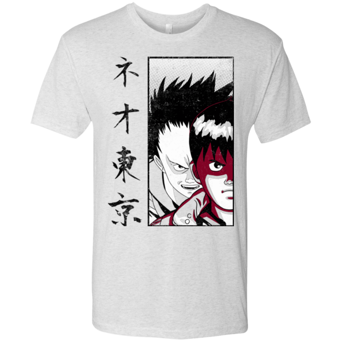 T-Shirts Heather White / Small Neo Tokyo Men's Triblend T-Shirt