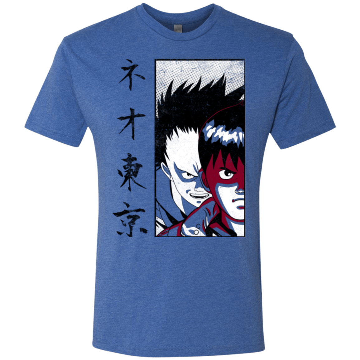 T-Shirts Vintage Royal / Small Neo Tokyo Men's Triblend T-Shirt