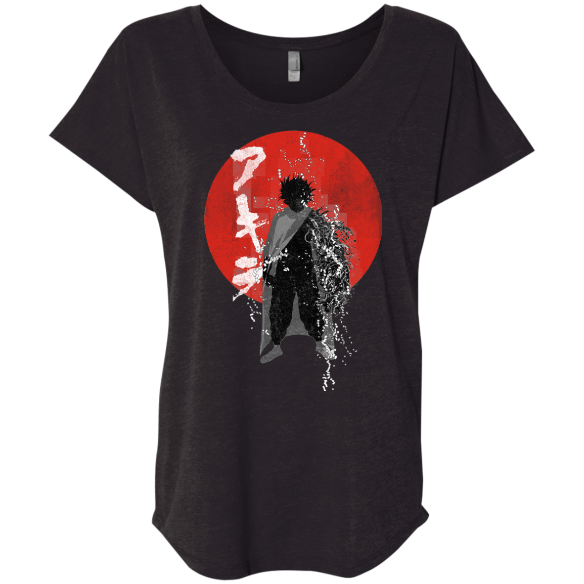 T-Shirts Vintage Black / X-Small Neo-Tokyo Storm Triblend Dolman Sleeve