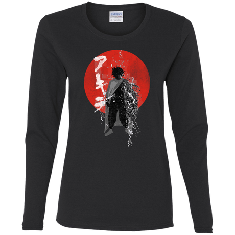 T-Shirts Black / S Neo-Tokyo Storm Women's Long Sleeve T-Shirt