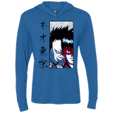 T-Shirts Vintage Royal / X-Small Neo Tokyo Triblend Long Sleeve Hoodie Tee
