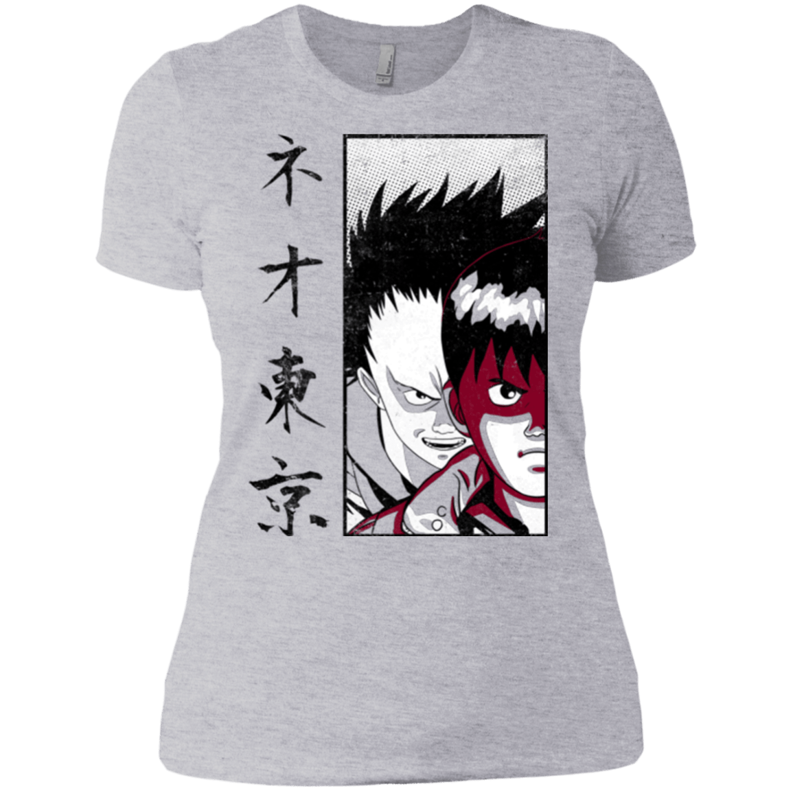 T-Shirts Heather Grey / X-Small Neo Tokyo Women's Premium T-Shirt