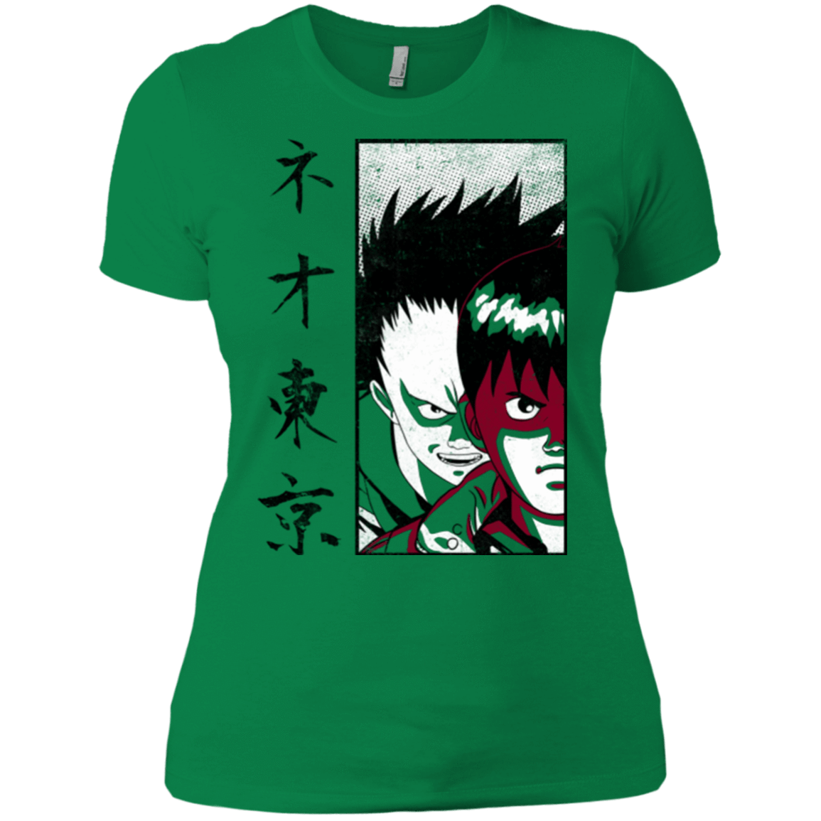 T-Shirts Kelly Green / X-Small Neo Tokyo Women's Premium T-Shirt