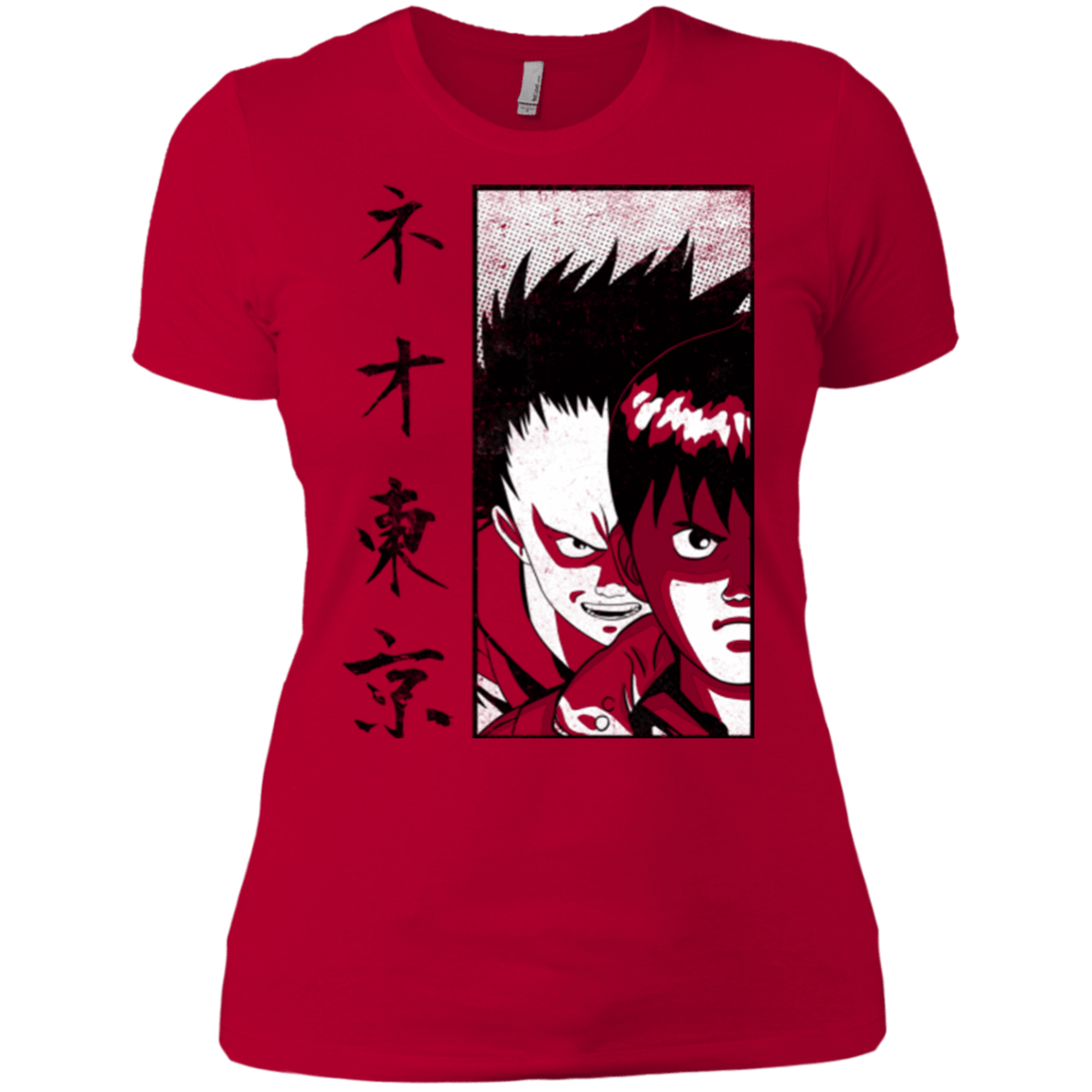 T-Shirts Red / X-Small Neo Tokyo Women's Premium T-Shirt