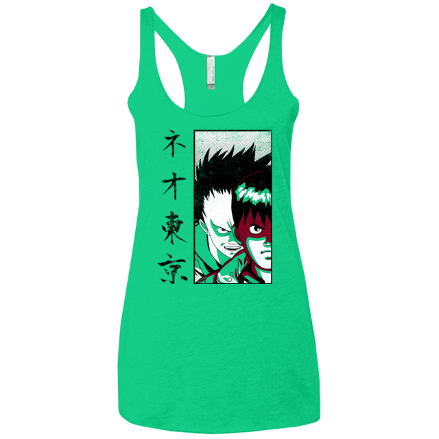 T-Shirts Envy / X-Small Neo Tokyo Women's Triblend Racerback Tank