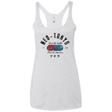 T-Shirts Heather White / X-Small Neo Tokyo Women's Triblend Racerback Tank