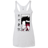 T-Shirts Heather White / X-Small Neo Tokyo Women's Triblend Racerback Tank