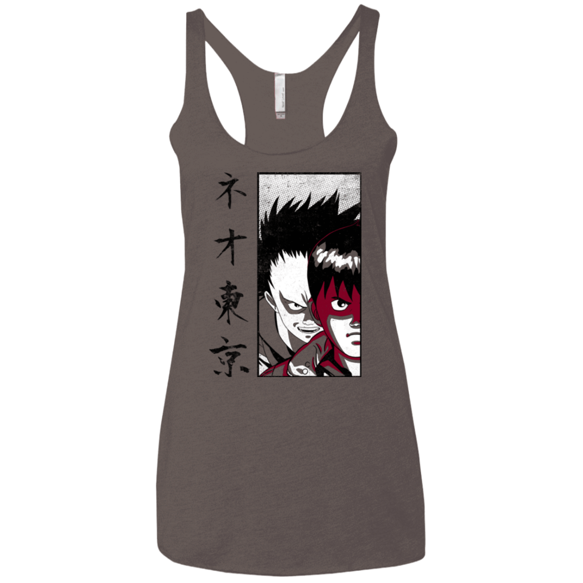 T-Shirts Macchiato / X-Small Neo Tokyo Women's Triblend Racerback Tank