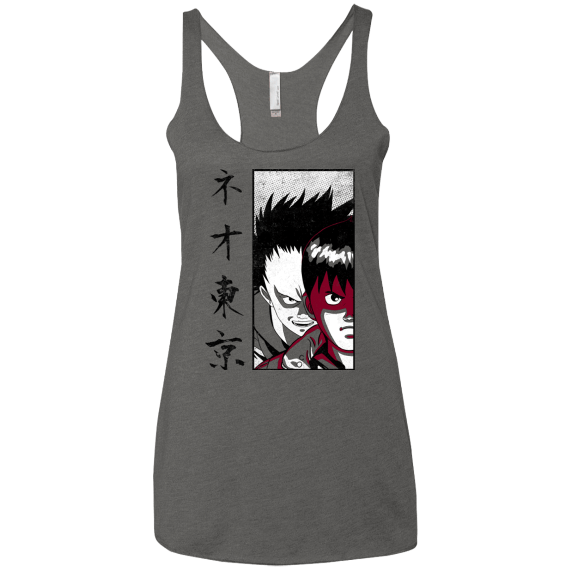 T-Shirts Premium Heather / X-Small Neo Tokyo Women's Triblend Racerback Tank