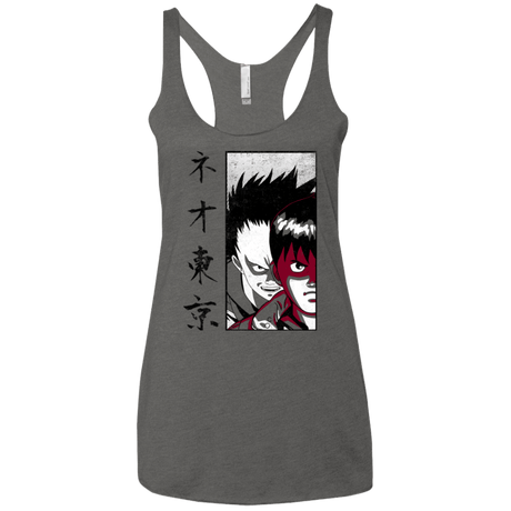 T-Shirts Premium Heather / X-Small Neo Tokyo Women's Triblend Racerback Tank
