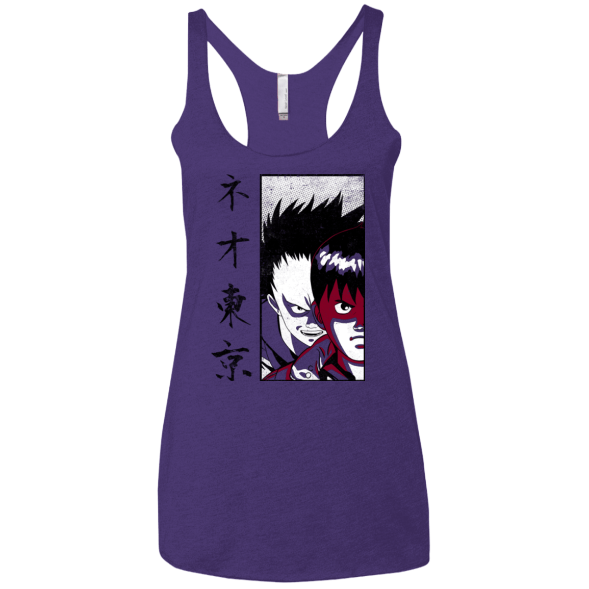T-Shirts Purple / X-Small Neo Tokyo Women's Triblend Racerback Tank