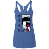 T-Shirts Vintage Royal / X-Small Neo Tokyo Women's Triblend Racerback Tank