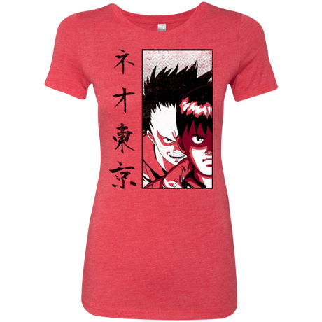 T-Shirts Vintage Red / Small Neo Tokyo Women's Triblend T-Shirt