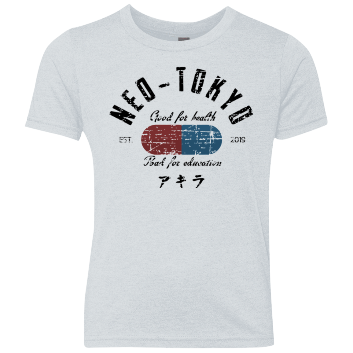 T-Shirts Heather White / YXS Neo Tokyo Youth Triblend T-Shirt