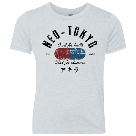 T-Shirts Heather White / YXS Neo Tokyo Youth Triblend T-Shirt