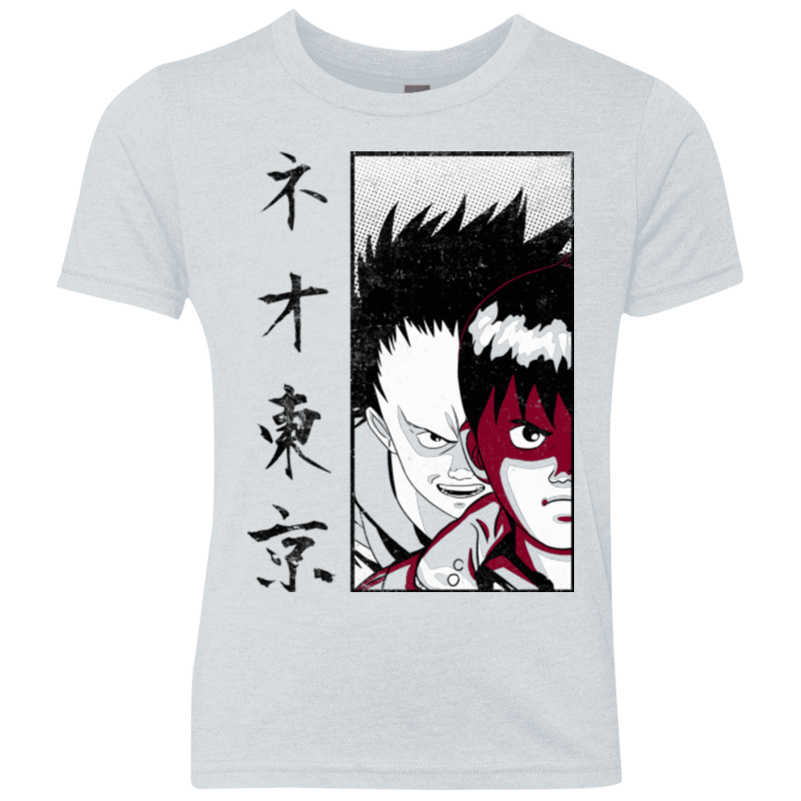 T-Shirts Heather White / YXS Neo Tokyo Youth Triblend T-Shirt
