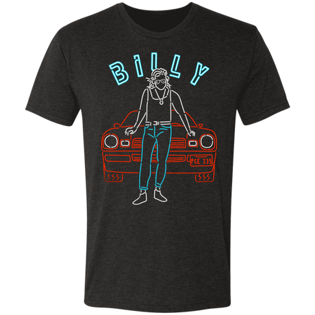 T-Shirts Vintage Black / S Neon Billy Men's Triblend T-Shirt