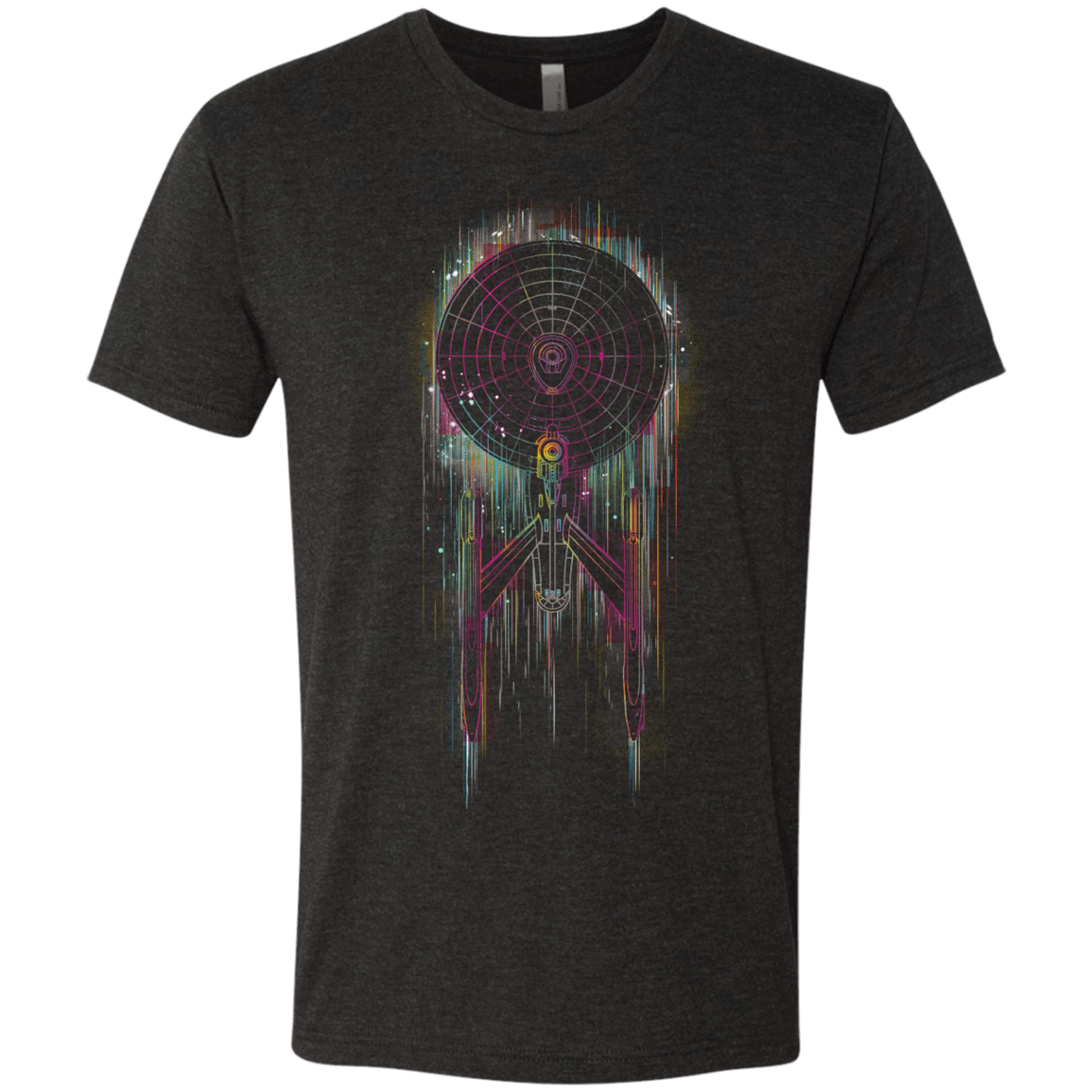 T-Shirts Vintage Black / S Neon Boldy Men's Triblend T-Shirt