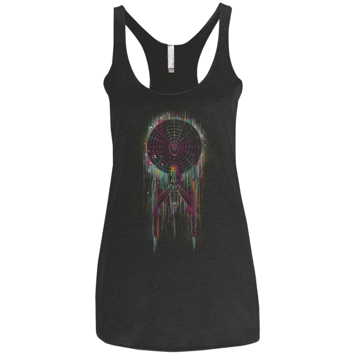 Neon Boldy Women's Triblend Racerback Tank