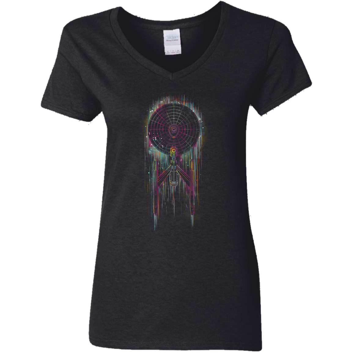 Neon Boldy Women's V-Neck T-Shirt