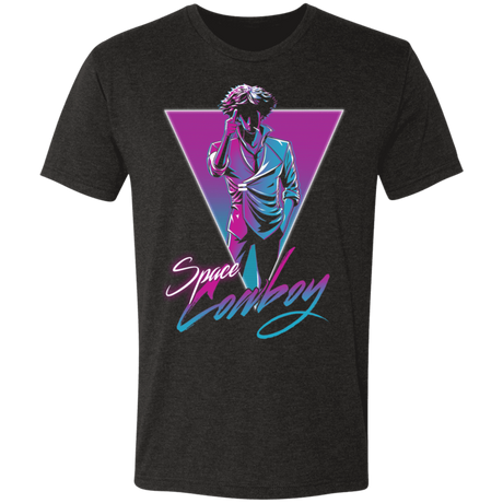 T-Shirts Vintage Black / S Neon Cowboy Men's Triblend T-Shirt