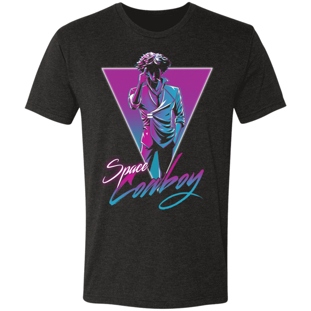 T-Shirts Vintage Black / S Neon Cowboy Men's Triblend T-Shirt