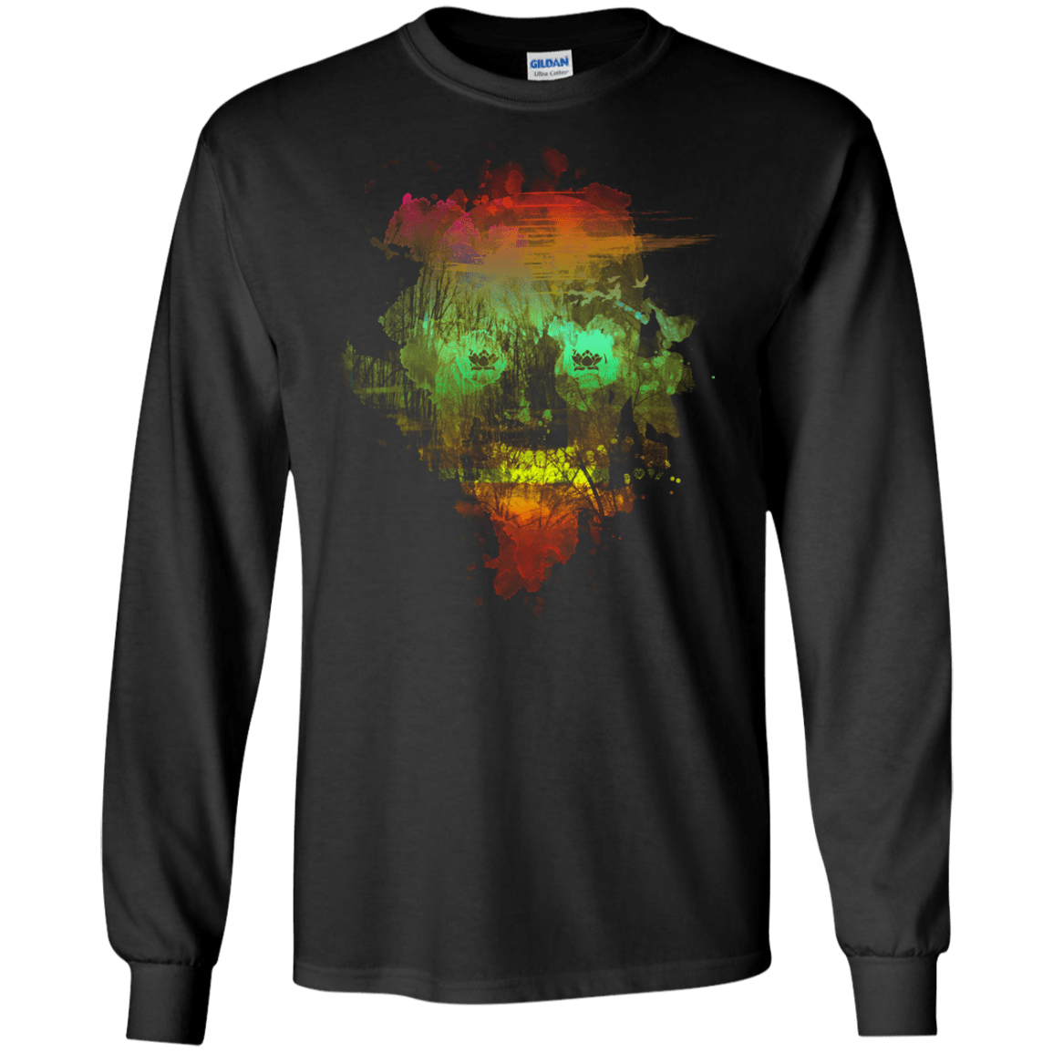 Neon Skully Men's Long Sleeve T-Shirt