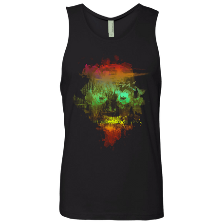 T-Shirts Black / S Neon Skully Men's Premium Tank Top