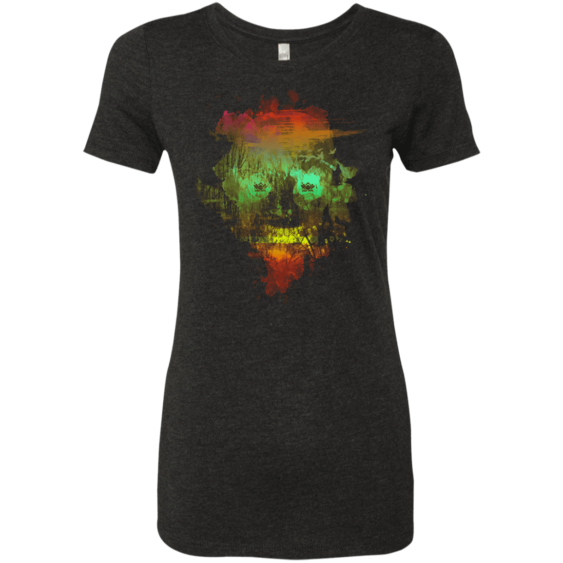 T-Shirts Vintage Black / S Neon Skully Women's Triblend T-Shirt