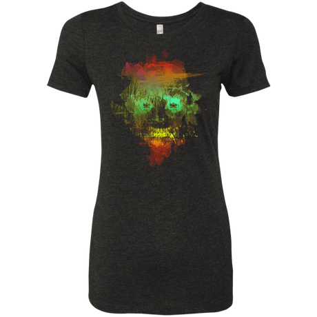 T-Shirts Vintage Black / S Neon Skully Women's Triblend T-Shirt